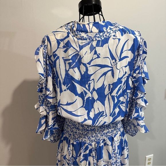 Vintage Assorti Floral Ruffle Dress by Susan Freis - Picture 6 of 12